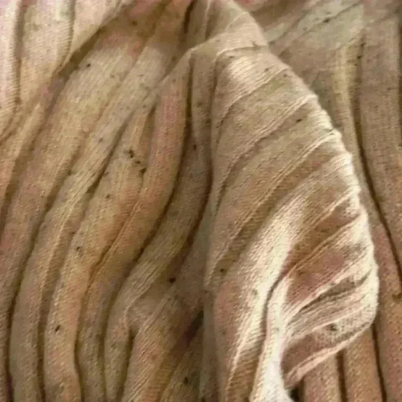 Madewell PINKISH BEIGE Donegal Evercrest Turtleneck Sweater Women's Small - Picture 4 of 12